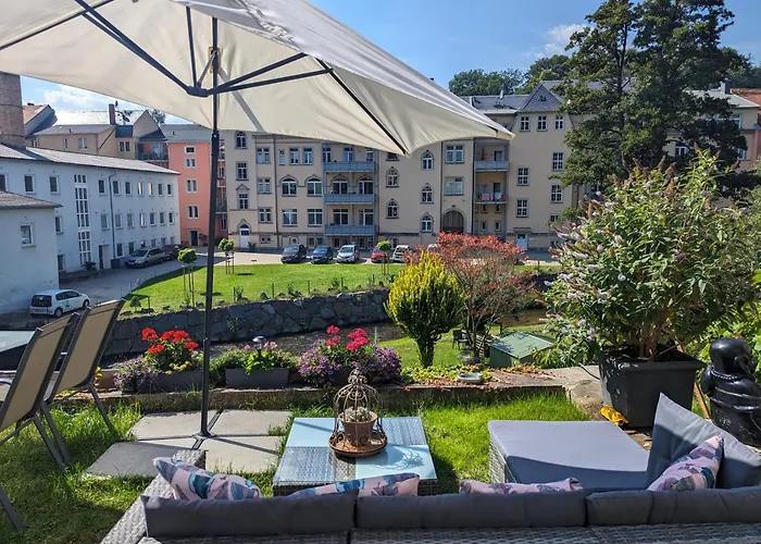 Uo - Urlaubsmagie - Helle Wohnung, Saunazugang * Sebnitz