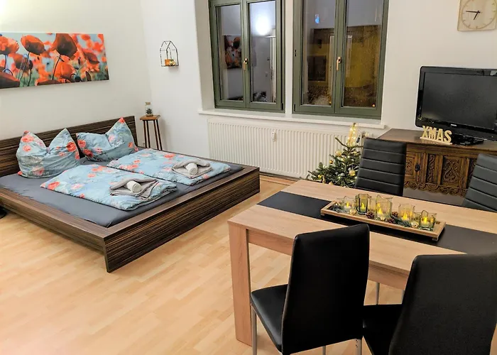 Uo - Urlaubsmagie - Helle Wohnung, Saunazugang Appartement Sebnitz